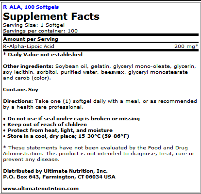 R-ALA 100 softgels